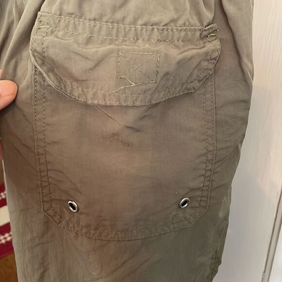 Sand N Sun army green polyester swim trunks - Picture 6 of 8